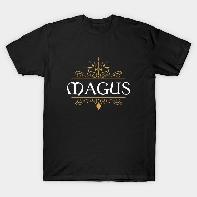 Magus Character Class Pathfinder RPG Gaming T-Shirt by pixeptional